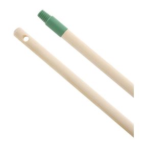 Drevená násada mopu Fass Natural Green so závitom 130 cm