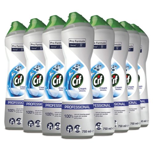 Cif Pro Formula Karcmentesen tisztító folyékony súrolószer 750ml