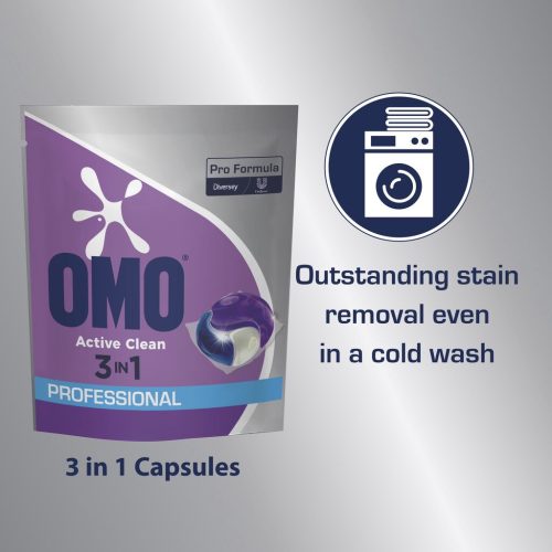 Omo Pro Formula Active Clean 3in1 Kapszula 80 db-os