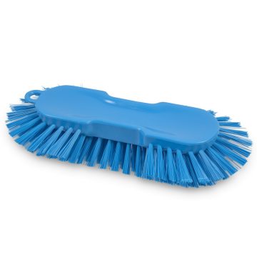Aricasa manual ergonomic scrubbing brush blue