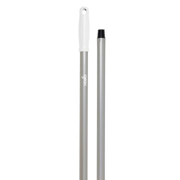 Aricasa Aluminum handle 140cm 23.5 mm thick white
