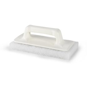 Igeax scrubber with hand holder, white