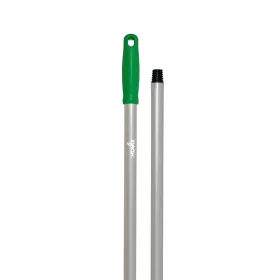   Igeax élelmiszeripari aluminium nyél menetes 130cm-es 22 mm átmérőjű, zöld