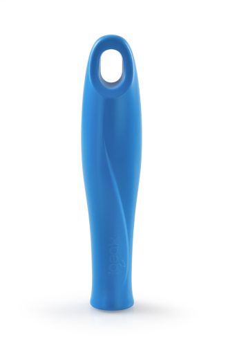 Igeax one-handed threaded handle, blue, 15cm, for scraper, pipe brush