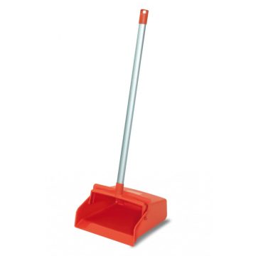 Aricasa plastic tipping dustpan red