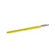 Igeax pipe and glass cleaning head, diameter 13mm, length 23cm, yellow
