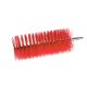 Igeax pipe and glass cleaning head, diameter 76mm, length 23cm, red