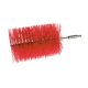 Igeax pipe and glass cleaning head, diameter 100mm, length 23cm, red
