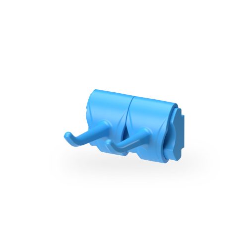 Aricasa 2-piece wall holder blue diameter: 20-30mm