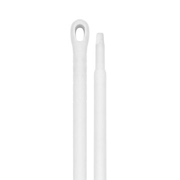   Igeax Monoblock műanyag nyél 130cm, átmérő 32/22mm fehér