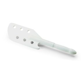 Igeax mixing paddle / scraper with hole head white