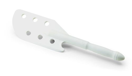 Aricasa mixing paddle / scraper with slotted head white