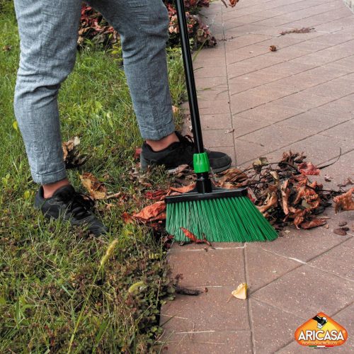 Aricasa garden broom, angled