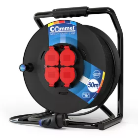   Commel Cable drum - PVC 300 mm, single-phase, 16 A 230 V ~ 3500 W IP44 3x1.5, 50M