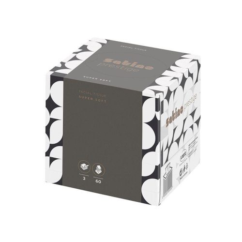 Satino Wepa Prestige cosmetic cloth 2 layers, white, 100 sheets/pack, 40 packs/carton