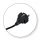 Cablu conector Commel pentru mașină-uneltă 10 A 250 V ~ 2200 W, Negru 2x1 / 2m