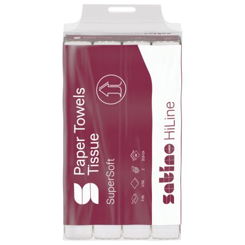 Satino Wepa Prestige W presavijeni ručnik za ruke 2 sloja, bijeli, 20,6x32cm, 25x120 listova/karton