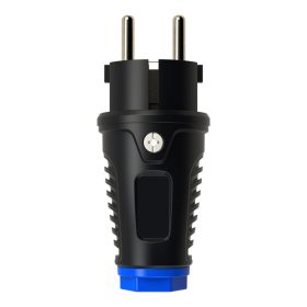 Ștecher împământat, schuko 16 A 250 V ~, cauciuc, IP54