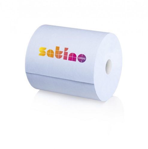 Satino Wepa Comfort industrial roll hand towel 3 layers, recy, blue, 23x35cm/sheet 1000 sheets/roll 2 packs/shrink