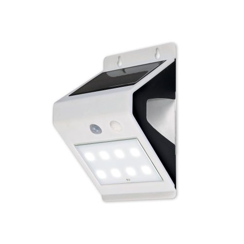Lampă de perete Commel LED, alimentată solar, cu senzor de mișcare 3W 200lm, 4000k,