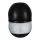 Senzor de miscare Commel, perete lateral negru IP44 12m 