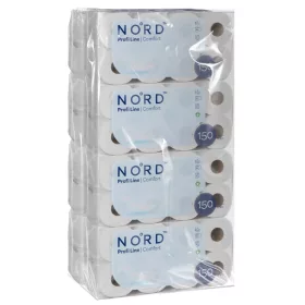   NORD Profi Line Comfort kistekercses toalettpapír 3 rétegű fehér 150 lapos 8x 8 tekercs (1 zsák)