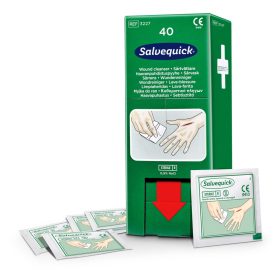   Cederroth Salvequick sebtisztító kendő sebkezelő adagoló utántöltő, 40 db