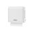 Satino Wepa Mini Z folded hand towel dispenser, ABS plastic, white