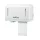 Suport hârtie igienică Wepa Satino Mini twin roll mic plastic ABS, alb