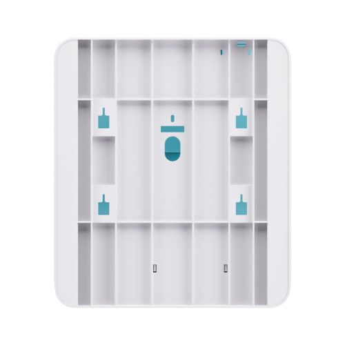 Wepa mini Z, W, interfold, multifold hajtogatott kéztörlő adagoló, ABS műanyag, fehér