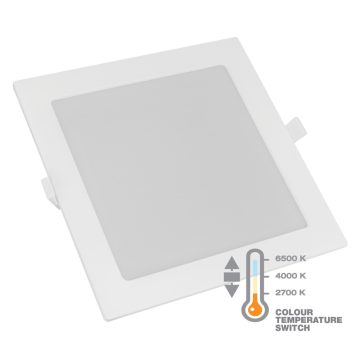   Commel LED panel beépíthető négyzet 12W 2700/4000/6500K 170mm