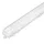 Lampa cu armatura LED Commel, fara praf si apa, cu 2 tuburi LED fluorescente 2x10 W 66 cm 6500K