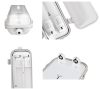 Commel LED armatúra lámpatest, por és víz mentes, 2db LED fénycsővel 2x18 W 126 cm 6500k