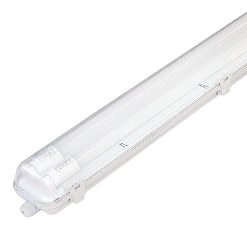 Commel LED armatúra lámpatest, por és víz mentes, 2db LED fénycsővel  2x24 W 156 cm