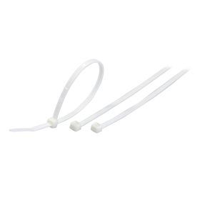   Commel Kabelbinder mit Flammschutzmittel UL94-V0 3,6 x 200 mm weiß, 100 Stk
