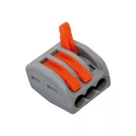   Commel detachable wire connector, 3-pin 0.2-2.5 mm², 32 A, 250V/4kV, 10 pcs