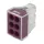 Conector Commel 6 fire pentru fire pline, 0,75-2,5 mm2, galben transparent, 10 buc.