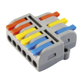   Abnehmbarer Kabelverbinder von Commel, Schnalle 3-6, 0,2-2,5(4) mm², 5 Stk