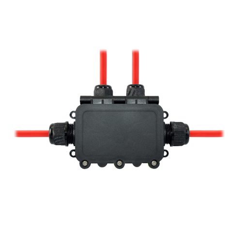 Commel káblová spojovacia krabica IP68, 4 x 8-12 mm