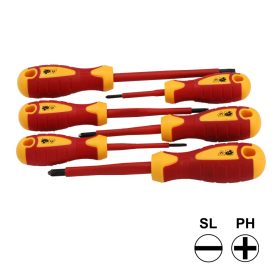 Commel izolirani set odvijača od 6 komada magnetski 1000v