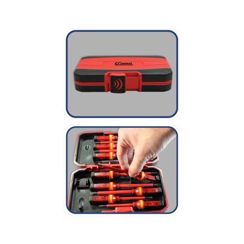 Commel izolirani set odvijača 13 komada zamjenjivih umetaka 1000v