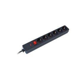   Priză Commel, cu protecție la supratensiune, 6 căi 3m, 16A, 3500W