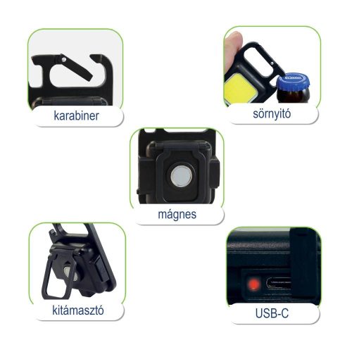 Commel multifunkcionalna mini LED svjetiljka