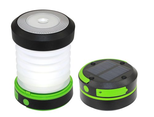 Commel napelemes szolár LED kempinglámpa, powerbank funkció