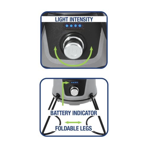 Lampă de camping LED Commel, 580 Lm 