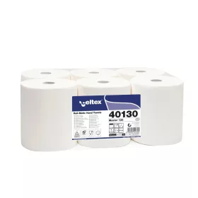   Celtex Master 130 tekercses kéztörlő cellulóz, 2 réteg, 130m, 19x21cm, 6 tekers/zsugor