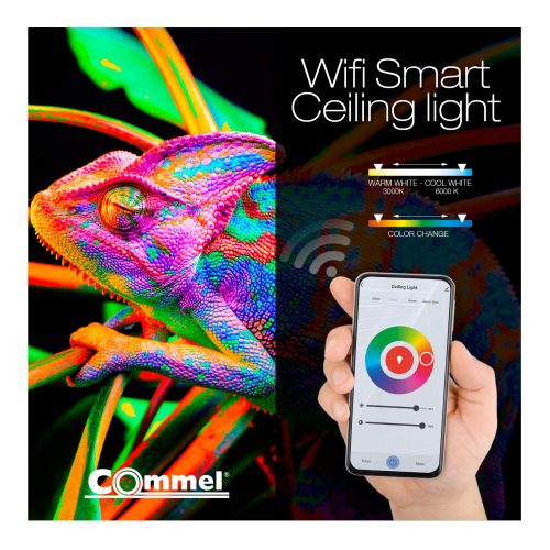 Commel LED smart Wifi stropné svietidlo 38cm, 24W