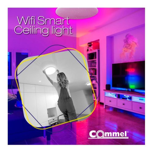 Commel LED smart Wifi stropné svietidlo 49cm, 36W