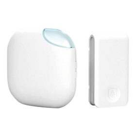   Commel Türklingel mit kinetischer Energie, kabellos, 36 Melodien, 100 m Reichweite, weiß