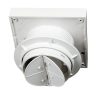 Commel elszívó ventilátor 98mm, záró lamellával, 12 W, 130 m³/h , 34 dB